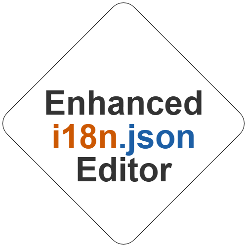 Enhanced i18n json editor